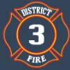 District 3 Fire Department logo