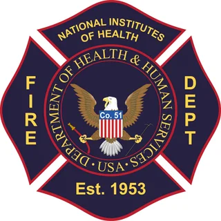 National Institutes of Health Division of Fire and Rescue Services logo