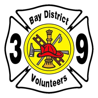 Bay District Volunteer Fire Department logo