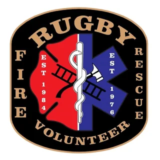 Rugby Fire - Rescue logo